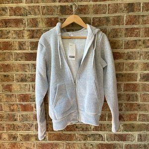 American Apparel Nantucket Hoodie - USA Made - RARE- soft and textured - fleece